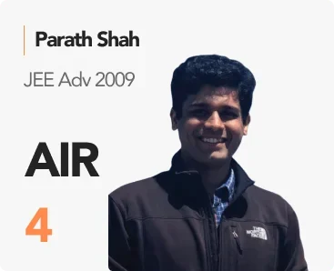 Parath Shah — JEE Adv 2009, AIR 4 (PACE IIT & Medical result artwork)